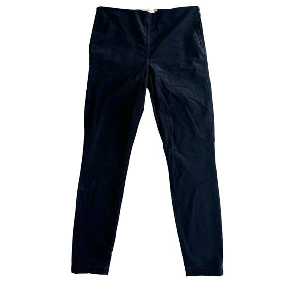 TORY BURCH Billet Velvet Corduroy Black Trousers Pants  Size 32 - Picture 1 of 9